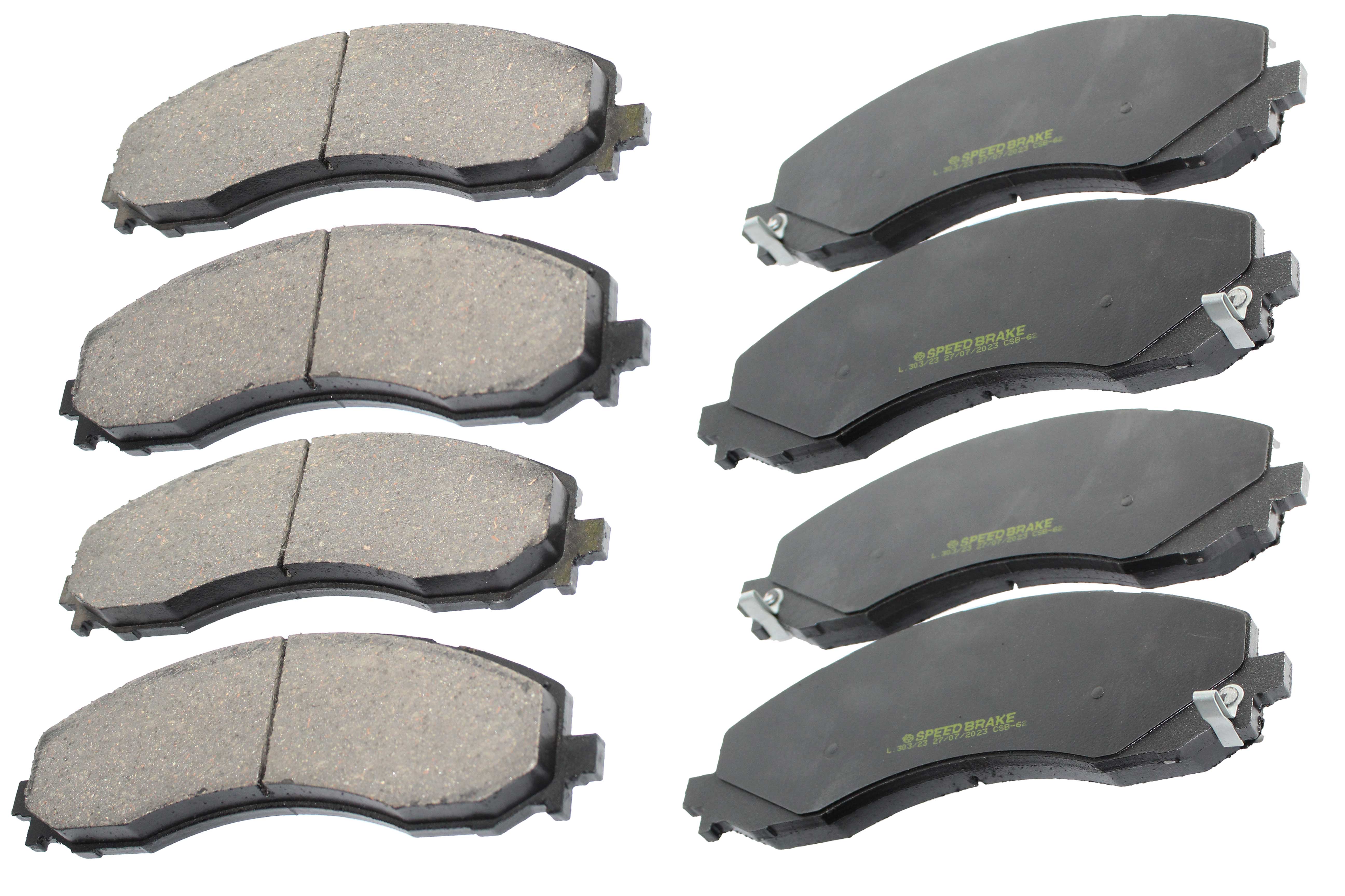 KIT PASTILHA DIANTEIRA TRASEIRA CERAMICA DODGE RAM 2500 3500 2020 EM DIANTE