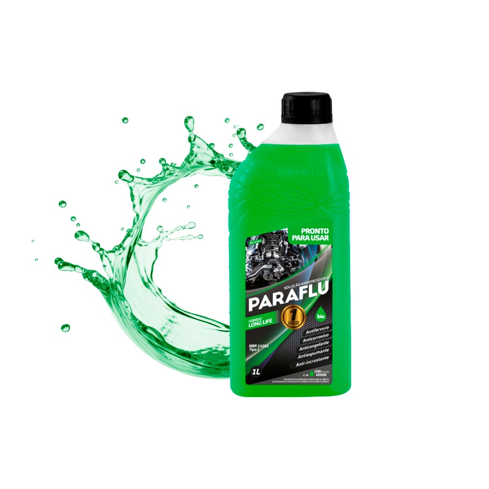 ADITIVO RADIADOR PRONTO P/ USO HIBRIDO LONG LIFE VERDE 1L